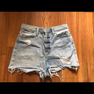 UO BDG High Rise Denim Shorts
